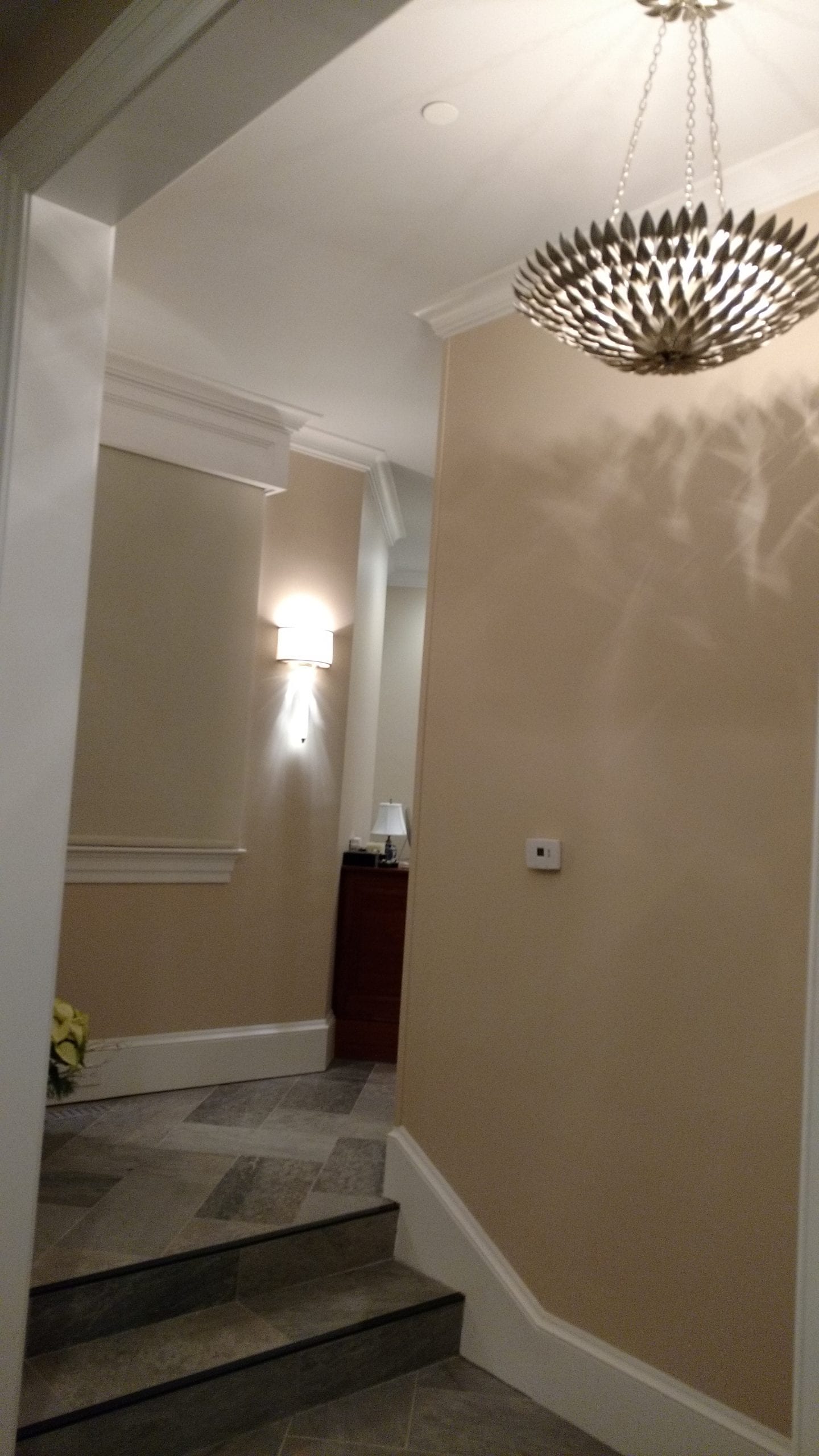 Decorative Lighting Fixture in Foyer