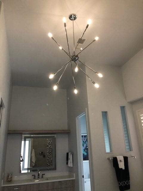 Custom Bathroom Light Fixtures | Interior Designer