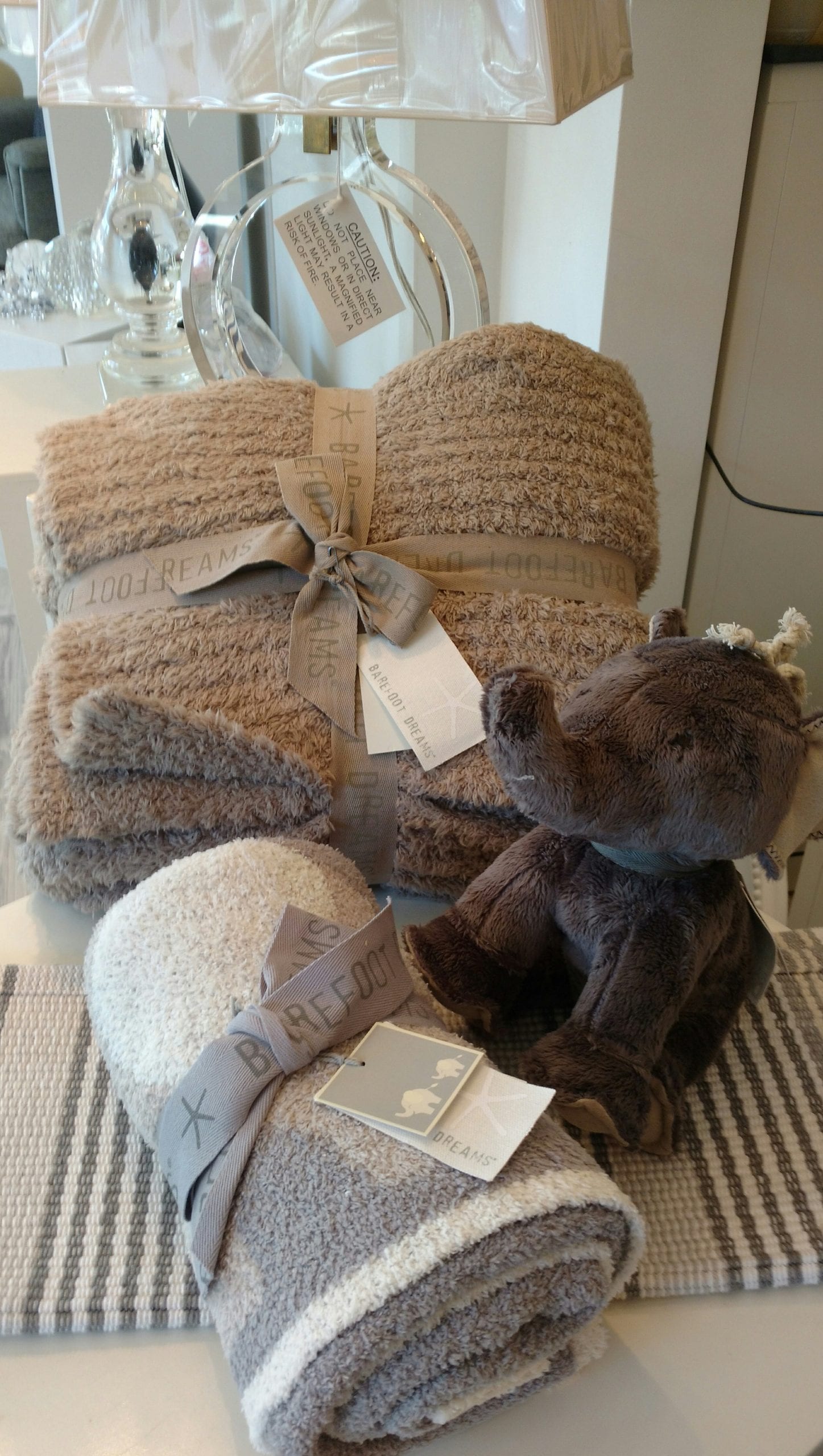 Elephant and Throw Blankets | Interior Designer